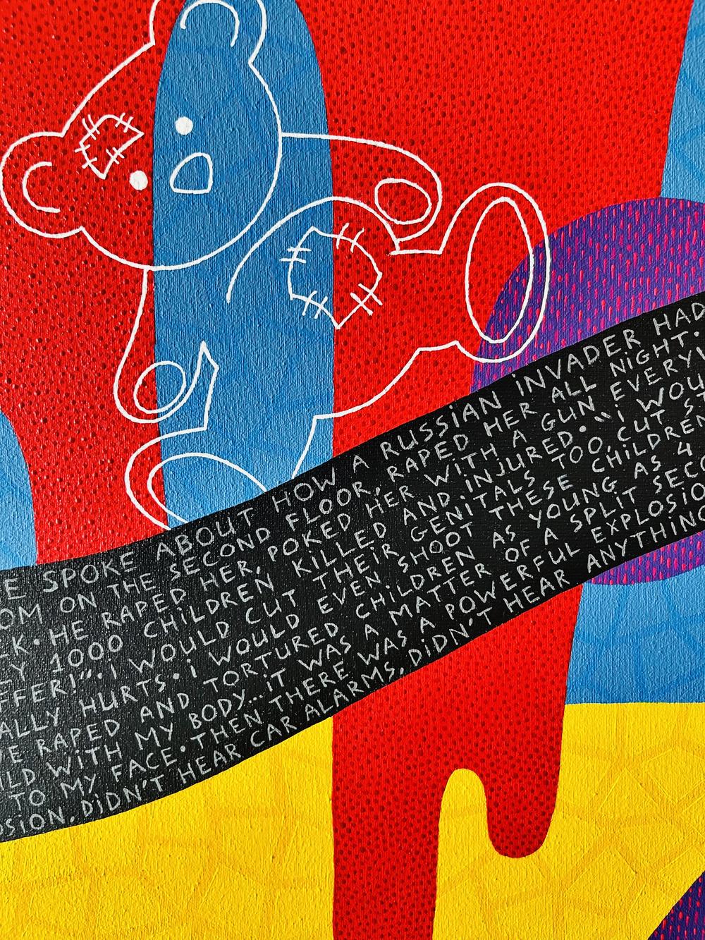 Original Painting "See Evil, Hear Evil, Speak Evil"