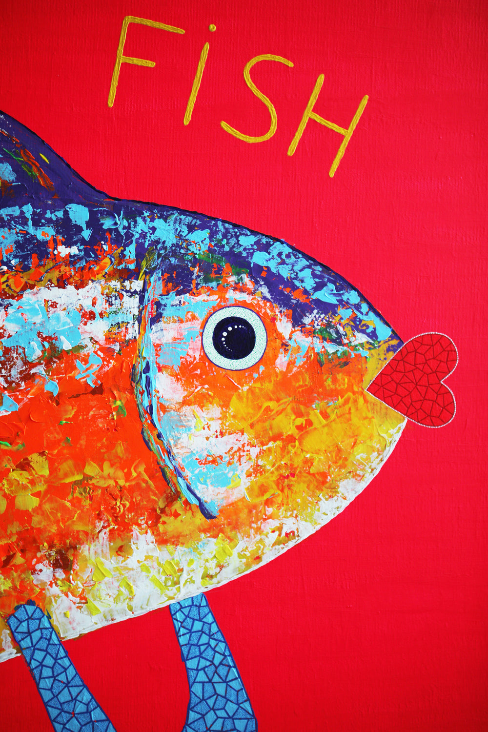 Original Painting "One Less Fish in The Sea"