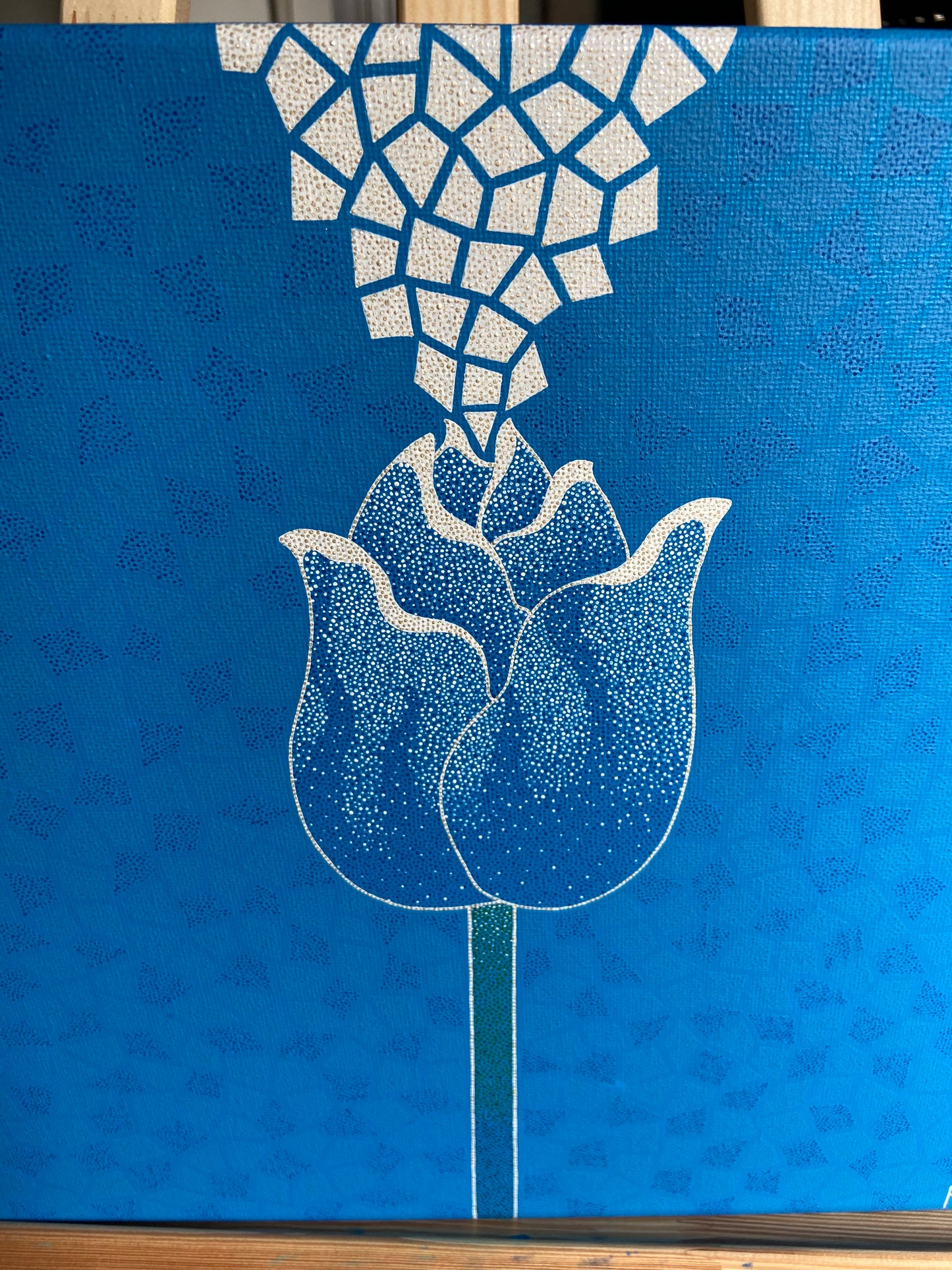 Original Painting "Blue Flower"