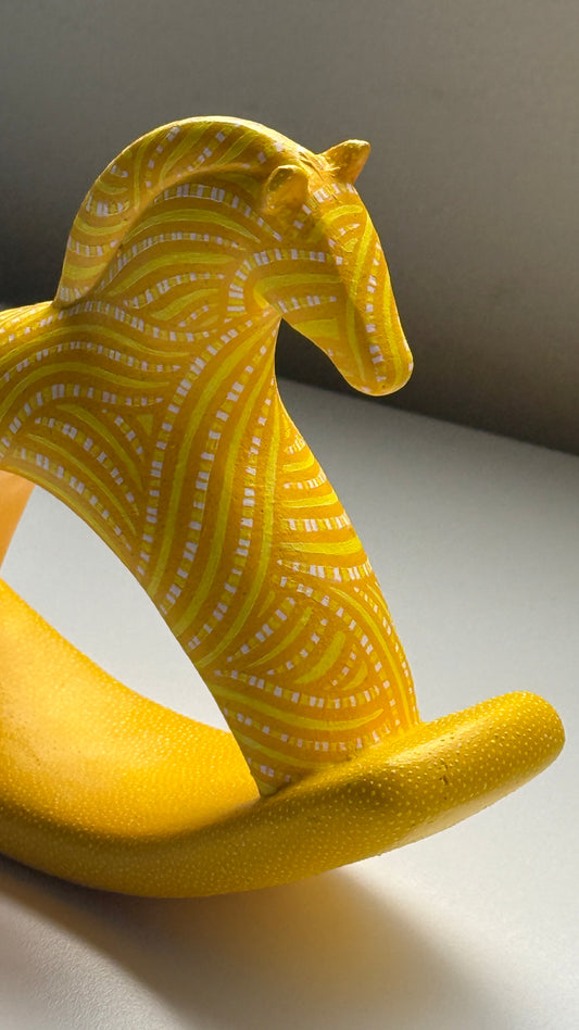 Yellow Horse - Year of Horse Figurine